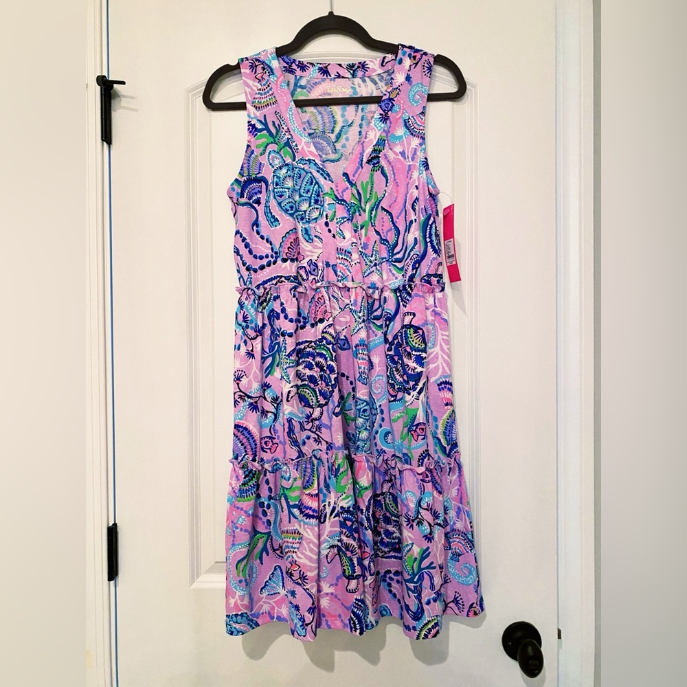 NWT 🌴 Lilly Pulitzer 🌴 Lorena Dress Lilac Freesia Small